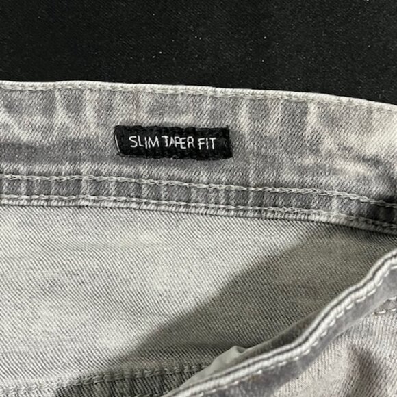 Switch Remarkable Jeans Gray with Yellow Accent Size 38x34 Slim Taper Fit - Picture 14 of 14